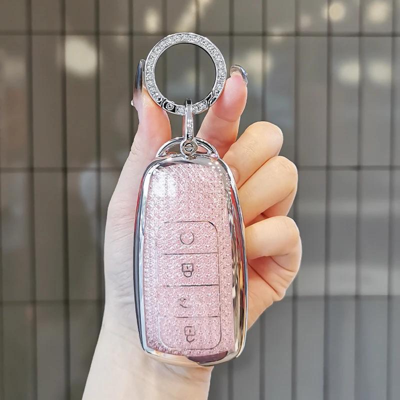 Keychain For Chery Arrizo 5Plus Keycase Tiggo 3X 5X Qqme Little Ant Gx Arrizo 7 Ex3 Keycover Key Shell Keychain Car Buckle
