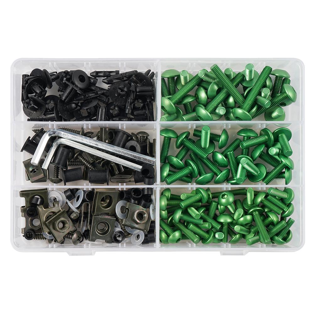253PCS Fairing Bolt Kit Fastener Clips Screw For Yamaha MT03 MT07 MT09 YZF R1 R3 R6 R7 FZR400 600 750 Suzuki GSXR600 750 1000