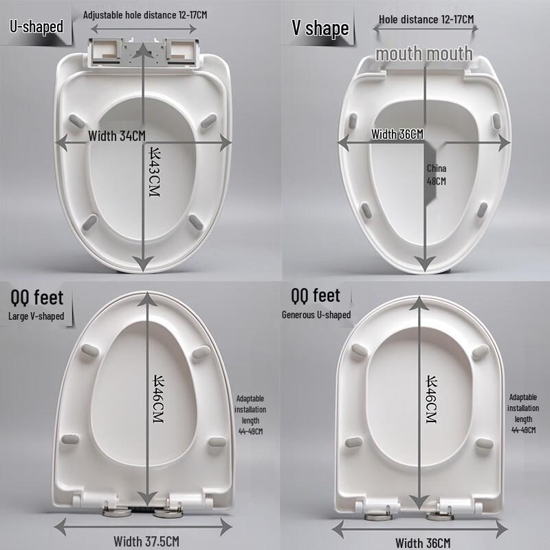 Lichen Thickened Universal Toilet Seat Cover