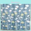 Elegante Cortina de Ducha con Estampado de Flores y Tejido Impermeable para Baño del Hogar