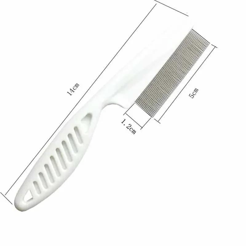 Pet Cat Dog Flea Comb for Home Animal Care, Stainless Steel Comfort Flea and Hair Grooming