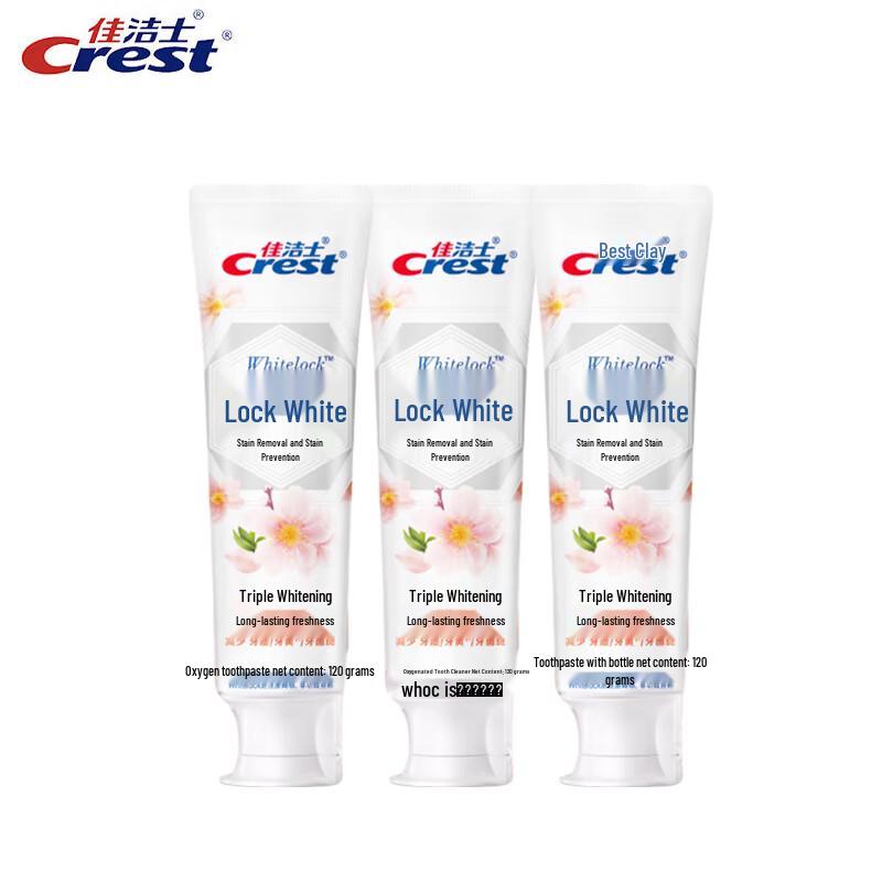 

Crest Fresh Peach Blossom Whitening Toothpaste