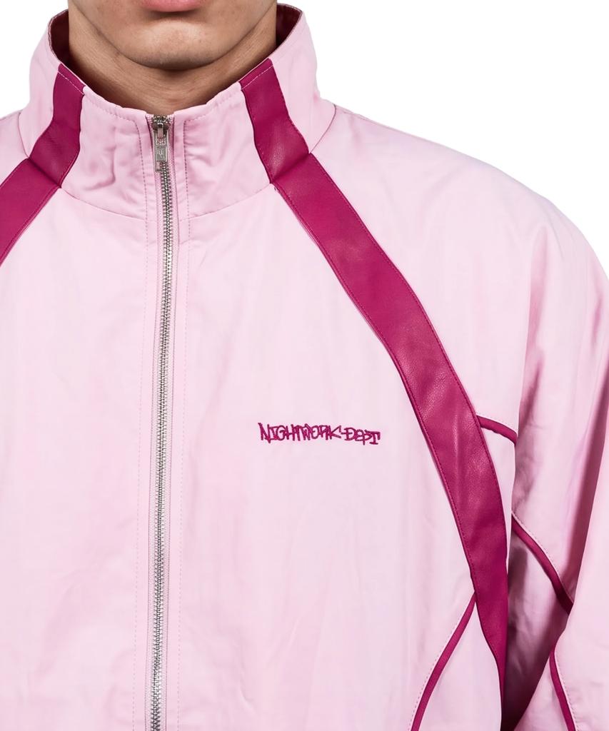 NIGHTWORKDEPT Midnight Racing Track Jacket_Pink