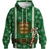 Personalisierbares und kreatives Weihnachts-Langarm-Kapuzensweatshirt für Damen und Herren, modische Weihnachtskleidung für Herren, lässiges Sportoberteil
