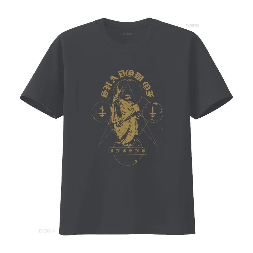 SHADOW OF INTENT Monument Death T Shirt Gothic Design with Symbolic Elements for Bold Fashion Statements vintage Washed