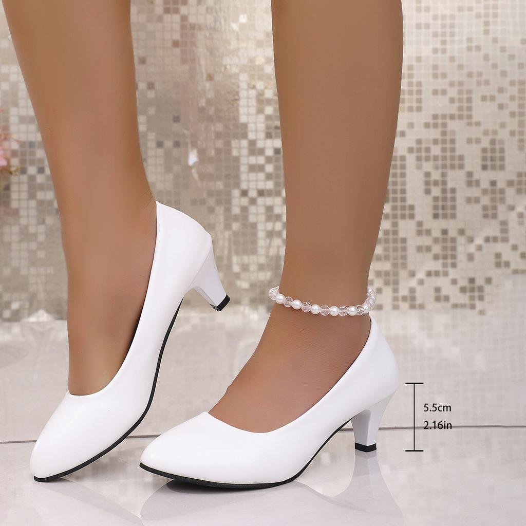 thin heel work shoes for women, patent leather shallow mouth single shoes, workplace commuter shoes, hotel bank flight attendant professional shoes