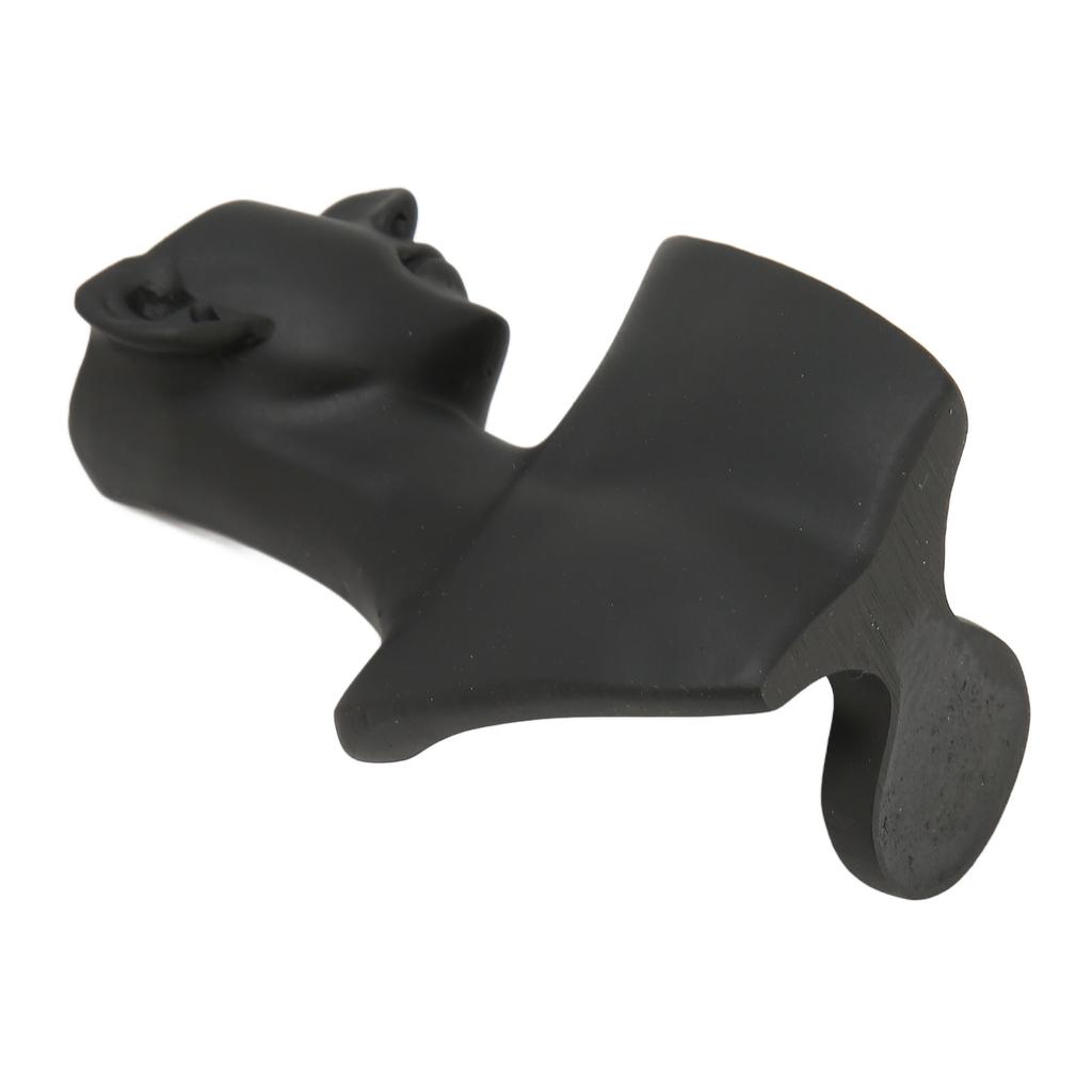 Halsbandsdisplaybyst Harts Kedja Smyckesdisplay Mannekängställ för Hänge Örhänge S Svart