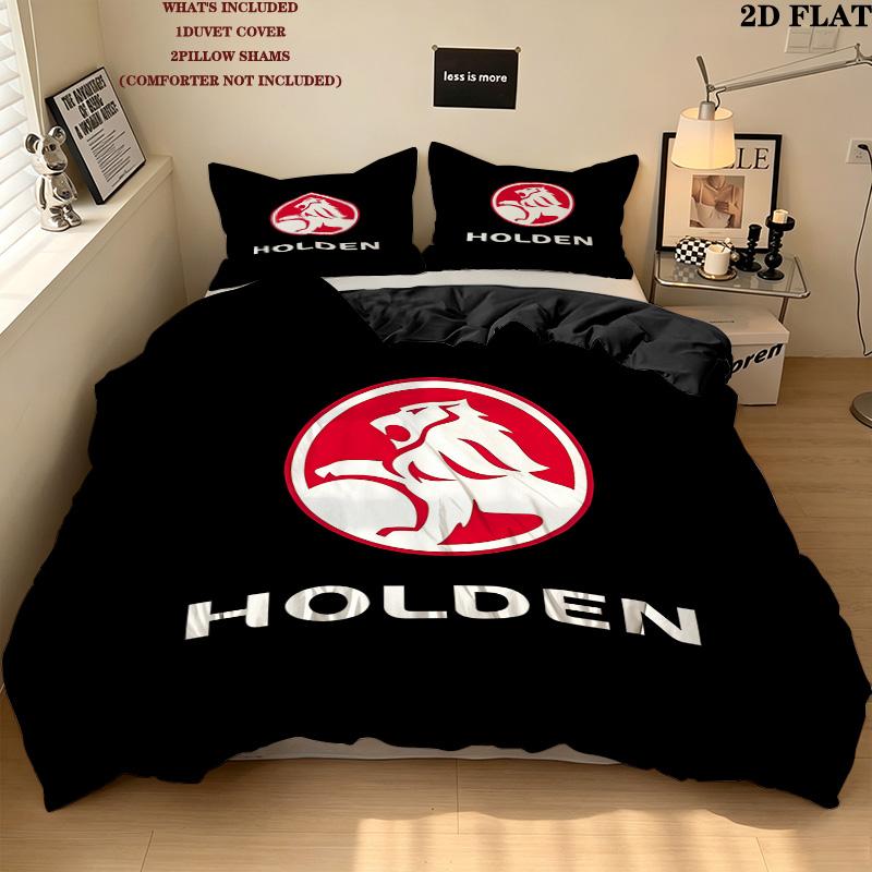 Holden Pattern Bedding Quilt Set Quilt Cover Pillowcase Home Birthday Gift(1 * duvet cover + 2 * pillowcase, without core)