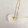 Cute Necklace, Angel Love Pendant, Frosted, Atmospheric, High-end Texture, Collarbone Chain, Teenage Trend