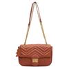 Ielgy Korean Version Chain Black Female Bag Fashionable All-Match Commuter Shoulder Messenger Bag