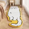 Kawayi Cat Carpet Washable Non-Slip Mat New Nordic Cartoon Carpet  Living Room