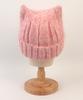 Yunibeosyeolkemiseuteuli Wool Cat Pink Beanie Cat Beanie