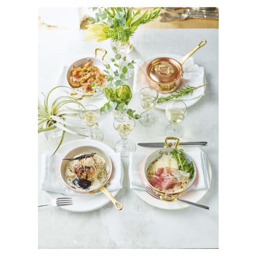 Ballarini "Servin Tavola Casserole, 11cm, 500ml, Aluminum, Made In Italy" - Double-handled, Aluminum, Gas-Stove Only [Official Product In Japan] 75001