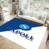 Napoli FC Design Crystal Velvet Carpet Cozy Non?Slip Printed Rug For Bedroom Living Room Entrance