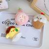 Ins New Strawberry Cream Cheese Plush Toy Grab Machine Doll School Bag Pendant Small Cute Doll