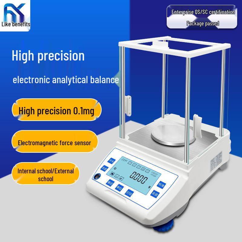 Precision Electronic Analytical Balance 0.1mg To 1mg for Laboratory Use