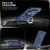 KEYSION 360° Ring Stand Phone Case for Honor X9b 5G X9A Slide Camera Protection Magnetic Shockproof Cover for Magic 5 6 Lite 5G