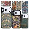 Capa Case for iPhone 17 Air 16 Pro Max 15 Plus 11 13 Mini 14 12 Back Phone Cover William Morris Strawberry Thief