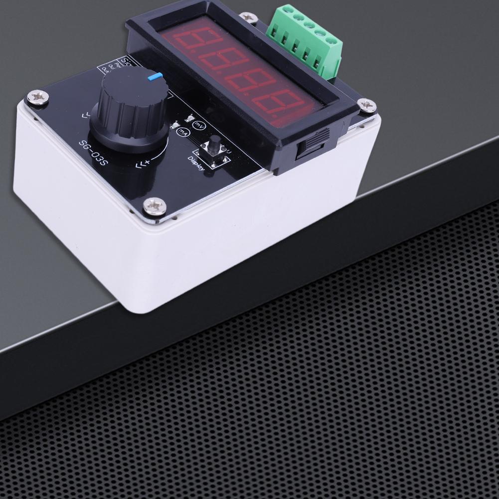 0-20mA/4-20mA/0-10V Adjustable Signal Generator Value Adjusting Signal Source Module LED Display for PLC Panel LED Testing