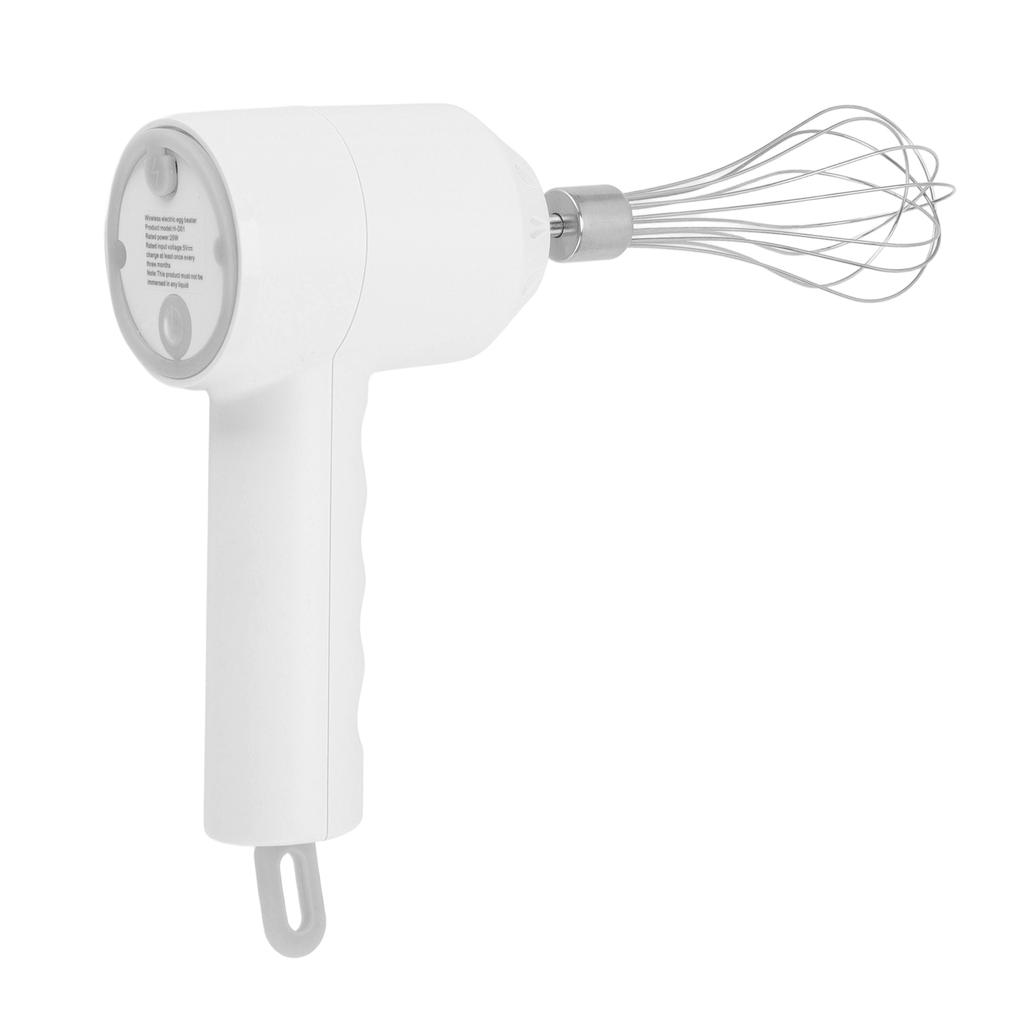 Electric Cordless Hand Mixer 3 Speed Kitchen Handheld Mixer 20W with Egg Beater for Baking
