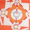 Silk Scarf Women Chain Print Square Scarves Head Echarpes Silk Foulards Femme Wraps Beach Shawls Bandana Lady Hijabs 90CM