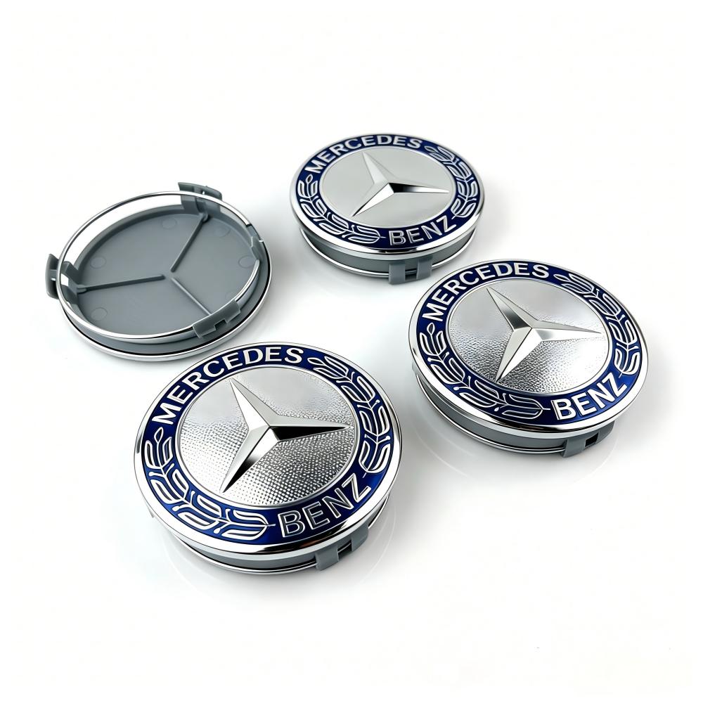 CDR4   20PCS 75mm Car Wheel Center Cap Hub Covers Badge Accessories for Mercedes Benz AMG C E S GLE CLC Class W204 W203 W205 W124 W221