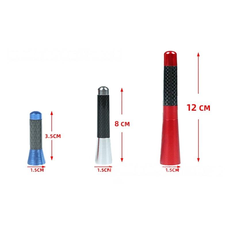 1 Set Universal Long Short Auto Roof Carbon Fiber Radio Aerial Accessories Enhanced Signal Tools Car Roof Antenna