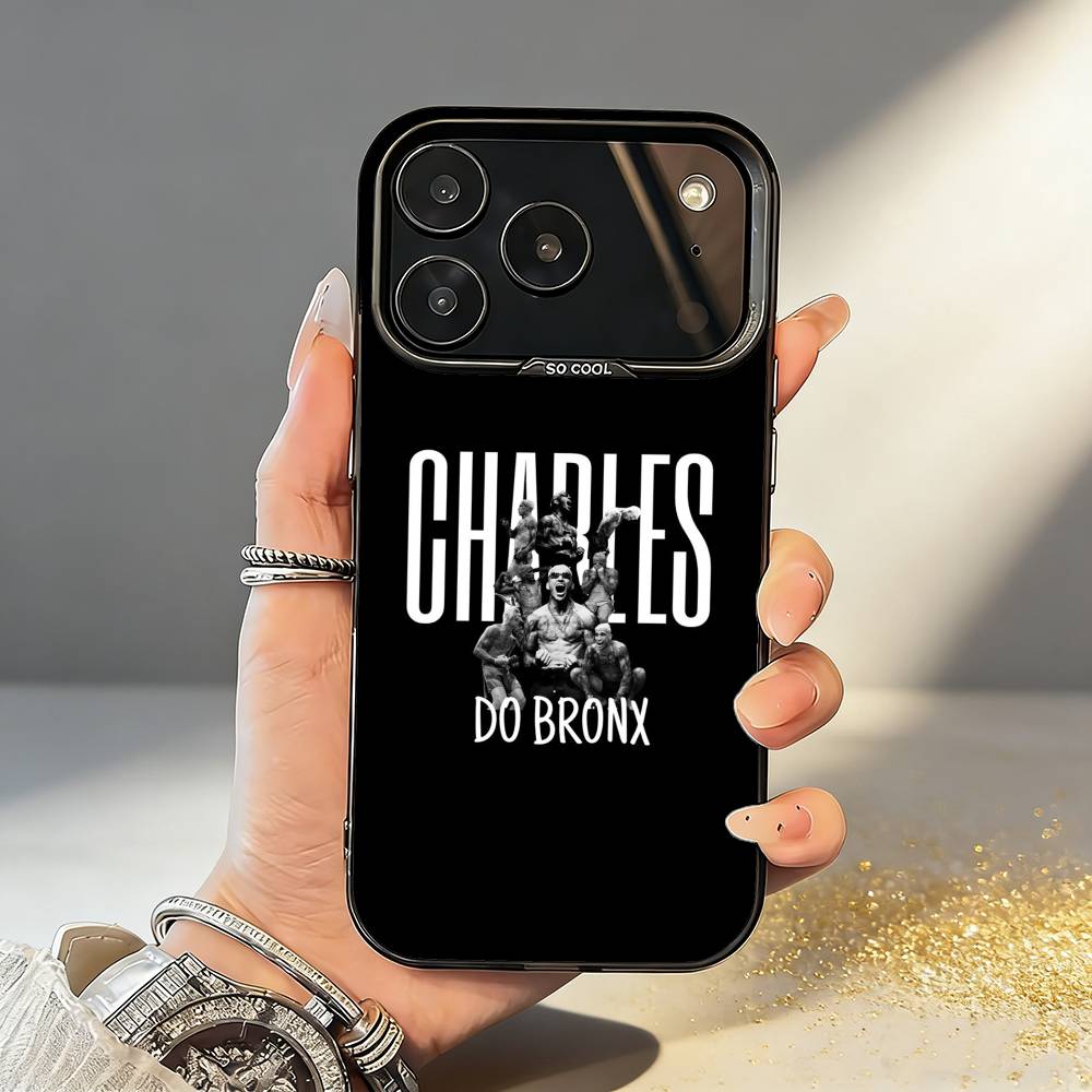 

F-Fighter C-Charles Oliveira Do Bronx Phone Case For iPhone17,16,15,14,13,12,11,Pro,MAX White Matte Shockproof Cover iPhone17