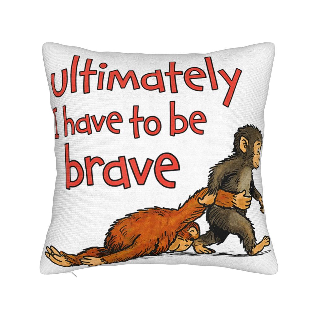 Monkey Punch Cute Baby Animal Pillow Cover Comfy Cushion Cover Novelty Pillow Case For Living Room Bed Chair