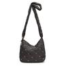 Autumn and Winter New Lightweight Cotton Clothes Bag Women's Rhombus Casual Pleated Shoulder Bag Large-capacity Commuting Messenger Bag