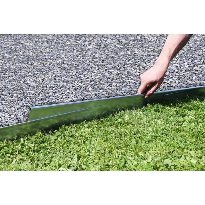 Garden Edging - ICH-ZAPFE.DE - 18.5 Cm X 113 Cm - Metal - Solid - Durable