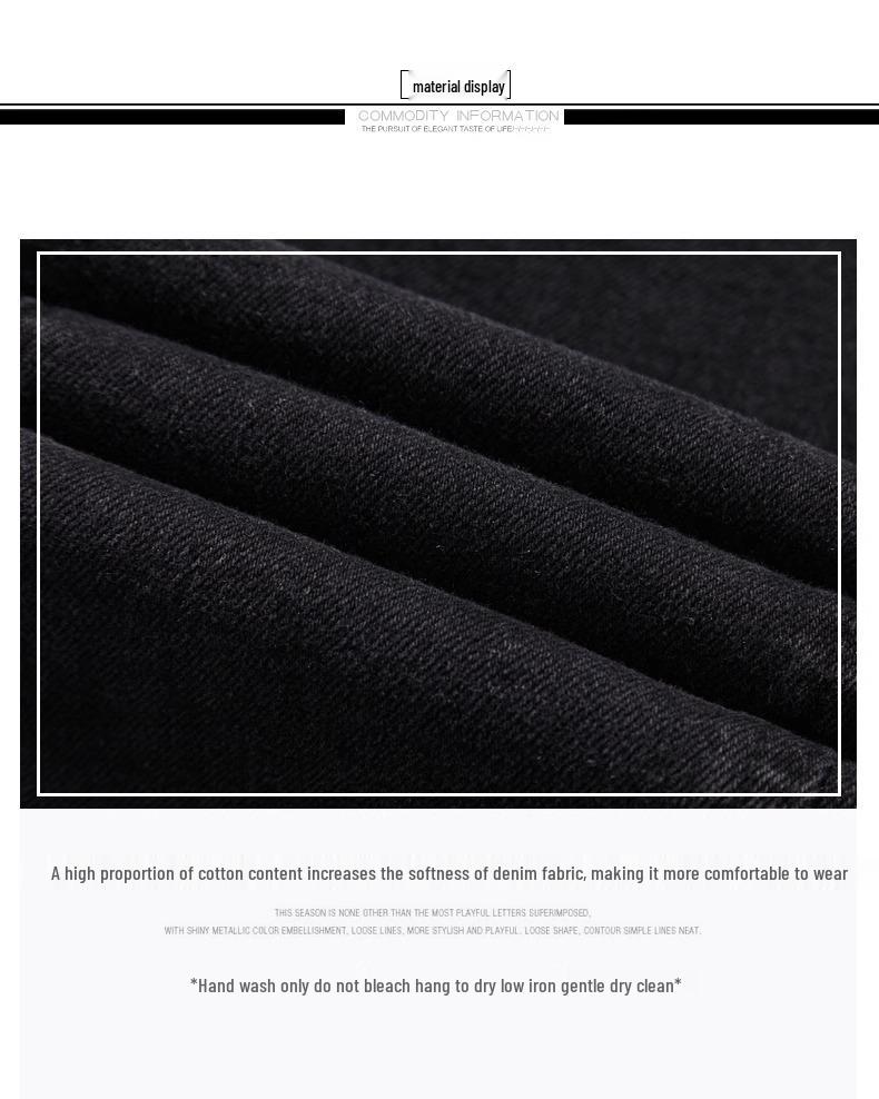 Women's Black High-Waisted Micro-Flare Jeans - 2024 Autumn/Winter Slimming Bell Bottom Pants
