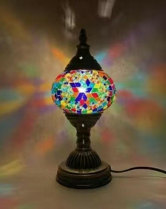 Bohemian Turkey Style Table Lamp - LED Night Light for Bedroom, Study, or Dining