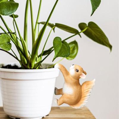Animal Garden Statue Crafts Resin Miniature Figurine Decorative Sculpture for Lawn Courtyard Terrarium Balcony Home Decoration