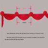Satin Cloth Red Flower Arrangement for Staircase & Balcony Decor - Fade Resistant