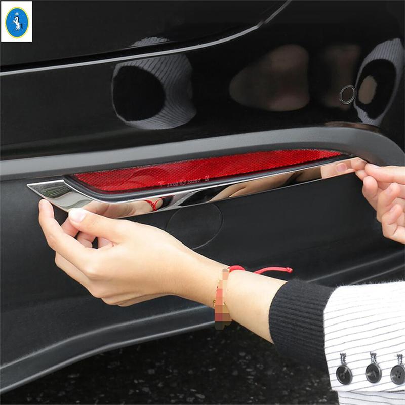 Front Rear Fog Lights Tail Eyelid Eyebrow Back Bottom Bumper Panel Cover Trim For Tesla Model Y  - 2024 Exterior Accessories