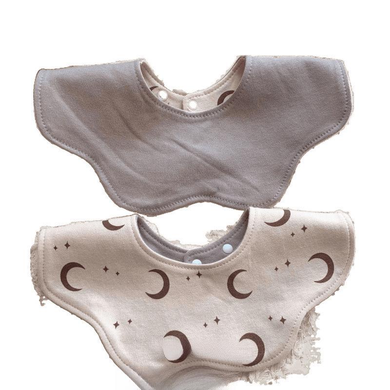 Korean Petal Baby Bib: Reversible, Anti-Vomit, All-Season Neck Scarf