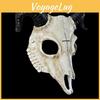 Halloweenmask med fårskalle 3D-hartsansikte för kostymfest och rollspel