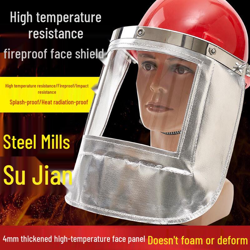 Aluminum Foil High-Temperature Face Shield