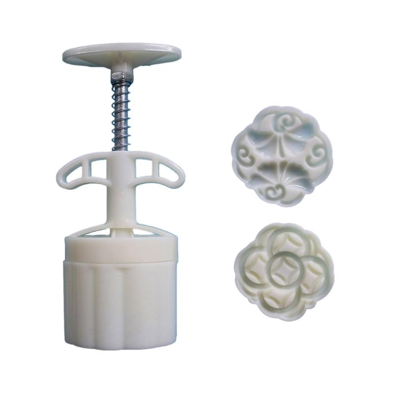 Handgepresste Mondkuchenform, Keksstempel, Bohnenpasten, Kuchen- und Backgeschirr, traditionelle Gebäckform für Backbegeisterte