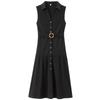 Fashion Style 2024 Summer New Arrival Women's Stylish V Neck Sleeveless Strap Belt Shirt Dress 67047112