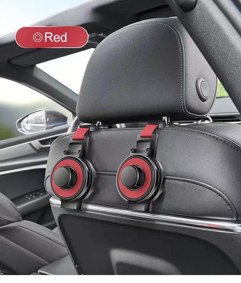 Car Seat Headrest Hook Car Multifunctional Water Cup Holder Auto Back Seat Organizer Hanger Handbag Car Interior Accessories