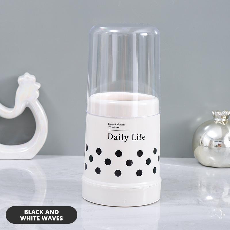 Draining Chopstick Holder Plastic Chopstick Storage Box Water Draining Dust Proof Chopstick Storage Jar Kitchen Accessories