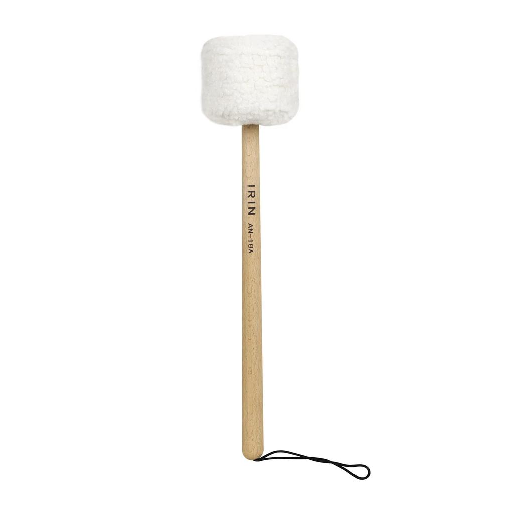 Professional Songbo Hammer Beech Plush Mallet Sound Therapy Gong Hammer Lamb Plush Head Beech Wood Handle Percussion Accessories