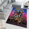 Turtles Time Retro Arcade Art Carpet Doormat Printing Art Bathroom Mat Room