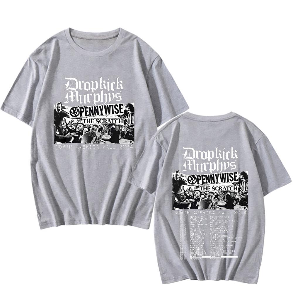 Dropkick Murphys North America Fall Tour T-shirts for Women Men Cotton Clothing Short Sleeve Oversized Top High Quality Fan Tees