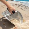 Metal Detector Shovel Stainless Steel Sand Sifting Shovel Metal Detector Beach Finds Scoop Digging Shovel Fast Sifting Shovel