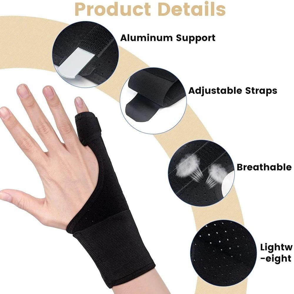 Metal Reinforcement Finger Splint Wristband Adjustable Housework Protect Band Basketball