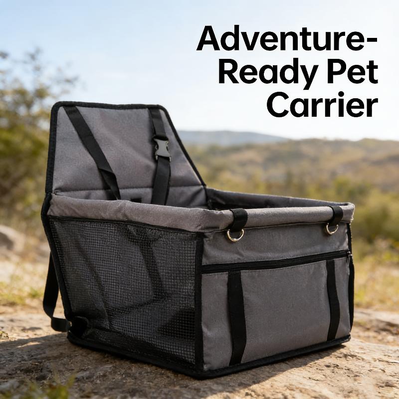 Dog Car Seat Cover Foldable Hammock Pet Harness Cat Bag Basket Stable And Foldable Travel Pet Dog And Cat Safety Car Seat
