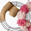 Wreath Frame Durable Wall Hanging Metal Rust-proof Wire Wreath Form for Home Decor